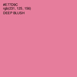 #E77D9C - Deep Blush Color Image